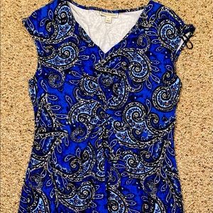 Beautiful Dana Buchman paisley dress - size large